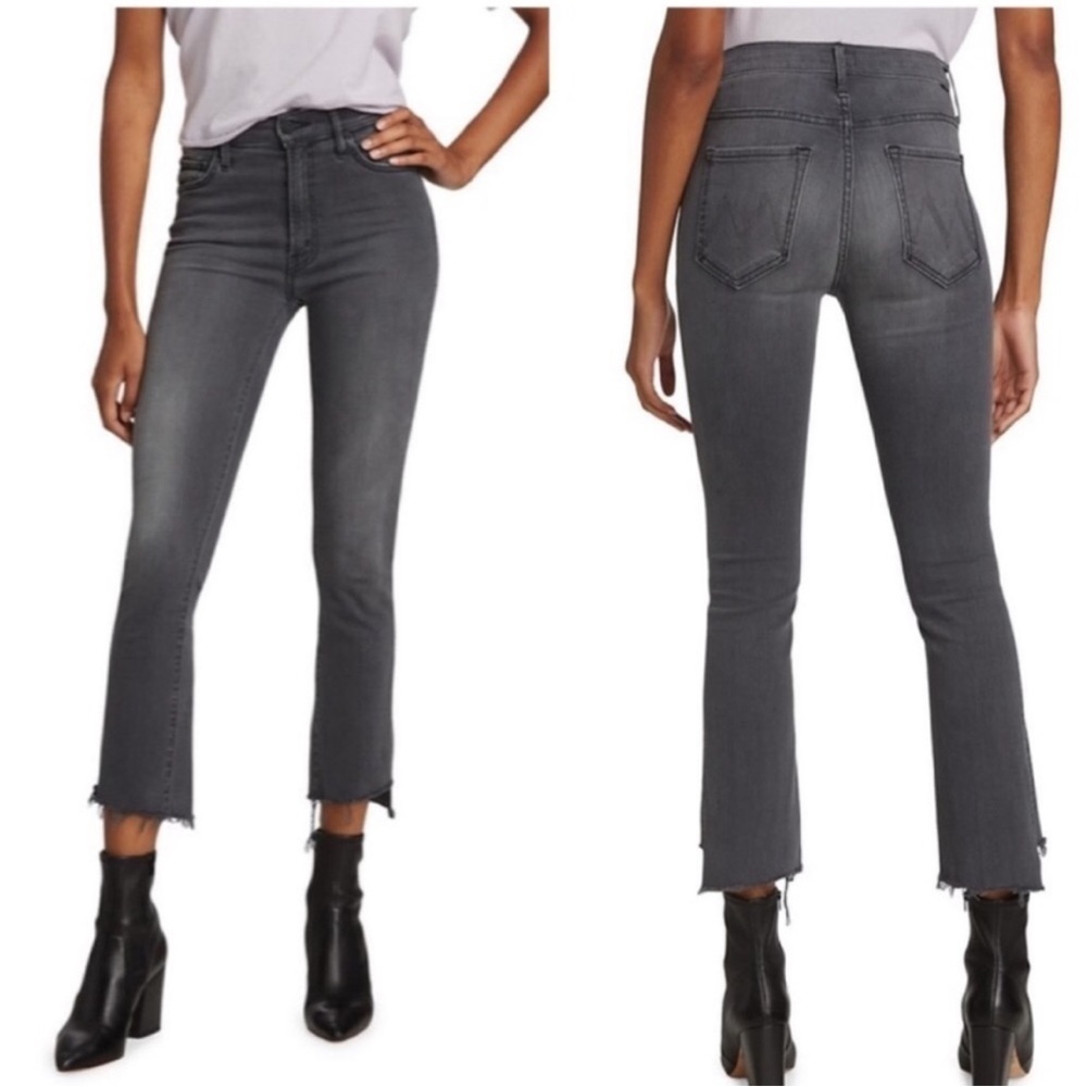 MOTHER The Insider Crop Step Fray Jeans